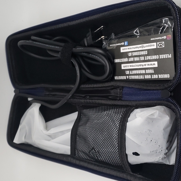 NEW IN PACKAGE Arkam Ionic Beard Straightener Brush Black - Picture 6 of 10